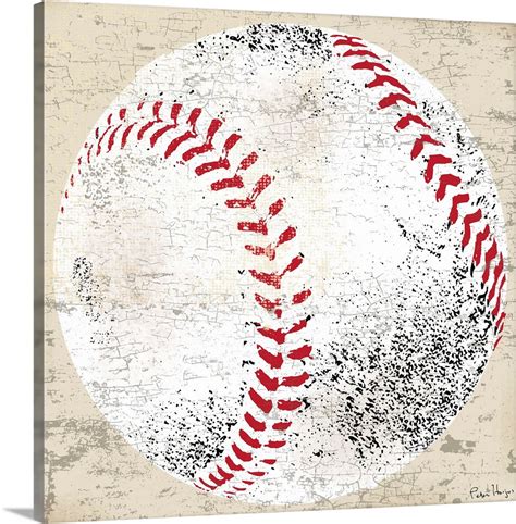 baseball wall art canvas|vintage baseball wall art.